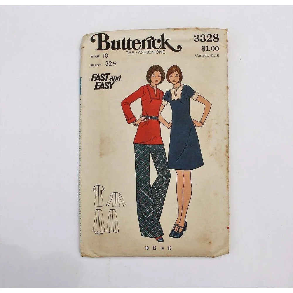 Butterick vintage sewing
